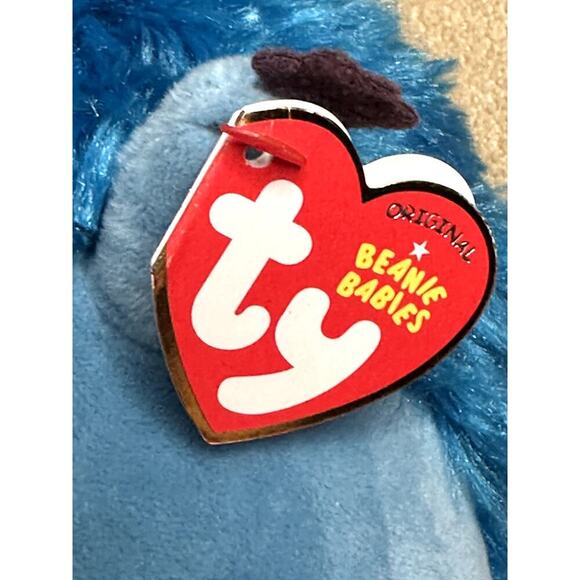 TY Blue Cuatro the Hedgehog Beanie Toy NWT - Picture 6 of 7